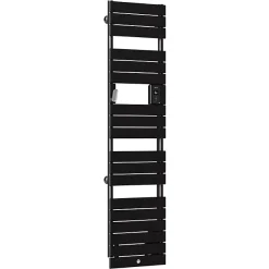 Sèche-serviettes Riviera 2 étroit avec soufflerie 1500W noir carbone - THERMOR - 498258