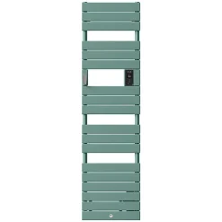 Sèche-serviettes Riviera 2 étroit avec soufflerie 1500W vert eucalyptus - THERMOR - 498255