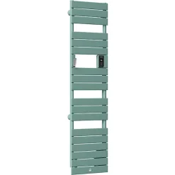 Sèche-serviettes Riviera 2 étroit avec soufflerie 1500W vert eucalyptus - THERMOR - 498255