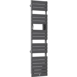Sèche-serviettes Riviera 2 étroit avec soufflerie 1500W gris menhir - THERMOR - 498254