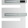 Sèche-serviettes SERENIS PREMIUM connecté soufflant mat à gauche 750 + 1000W blanc carat - ATLANTIC - 850658