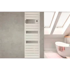 Sèche-serviettes soufflant - Adelis étroit - Atlantic - Vertical étroit - 1750 W