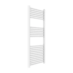 Sèche-Serviettes 50X120cm En Acier Blanc Avec 23 Tubes Horizontaux