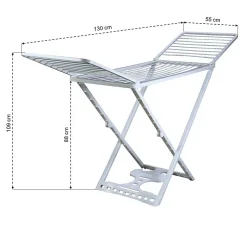 Séchoir à linge en plastique blanc 23 mètres