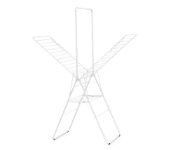 Séchoir à linge Hangon blanc 25 m + cintres Brabantia