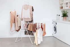 Séchoir à linge Hangon blanc 25 m + cintres Brabantia