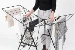Séchoir à linge Hangon noir mat 20 m Brabantia