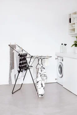 Séchoir à linge Hangon noir mat 15 m Brabantia