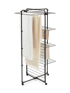 Séchoir à linge Hangon Tower noir 30 m Brabantia
