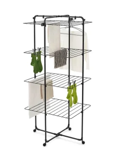 Séchoir à linge Hangon Tower noir 30 m Brabantia