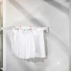 Séchoir à linge mural 8,1 m d'étendage, 8 barres et 1 porte serviettes, Leifheit Telegant 81 Protect Plus