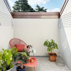 Séchoir alu mural blanc pliant 116x50x10cm Foxydry Fold 120