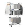 Séchoir multifonctions 20m d'étendage gris Herzberg HG8034-GRY