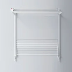Séchoir mural 2 grilles blanc 128x52x137 cm alu Foxydry Wall Plus 120