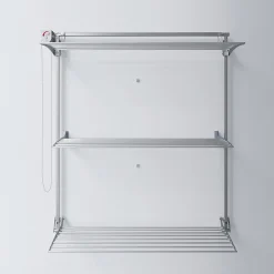 Séchoir mural 3 grilles pliables 128x52x137 cm alu Foxydry Tower 120