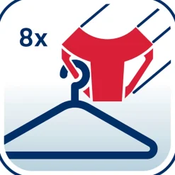 Séchoir parapluie extérieur avec housse et douille de fixation, 60 m d'étendage, vert et gris, Leifheit Linomatic Deluxe Cover 600