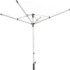 Séchoir parapluie extérieur avec housse de protection, 50 m d'étendage, noir et gris, LinoLift 500 Leifheit