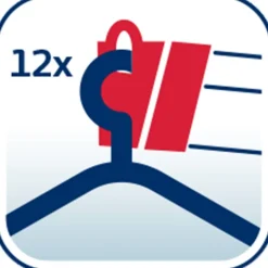 Séchoir parapluie extérieur avec housse de protection, 50 m d'étendage, noir et gris, LinoLift 500 Leifheit