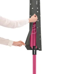 Séchoir parapluie rotatif 50m d'étendage, rose, Brabantia Lift'O Matic