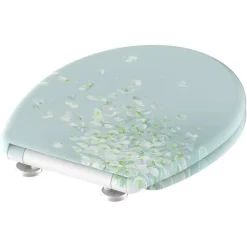 SCHÜTTE Siège de toilette avec fermeture en douceur FLOWER IN THE WIND 438779