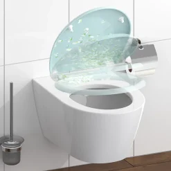 SCHÜTTE Siège de toilette avec fermeture en douceur FLOWER IN THE WIND 438779