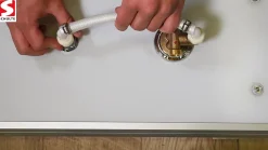 Schulte cabine de douche intégrale - porte coulissante ouverture vers la gauche - 120x80cm - verre 5mm