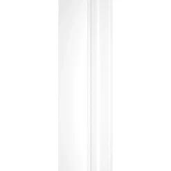 Schulte Pare-baignoire 124x130 cm - Réversible - Paroi rabattable - Verre 5 mm - 3 Volets pivotants - Profil Blanc