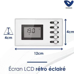 Seche-serviettes Voltman 750 W