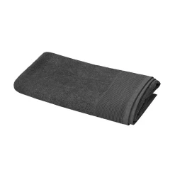 Serviette de bain anthracite 140 x 70 cm, GoodHome Koros