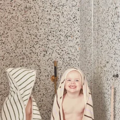 Serviette de bain blanc en coton organique H100x100cm