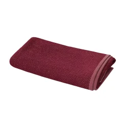 Serviette de bain grenat et rose terracotta 140 x 70 cm, GoodHome Sary