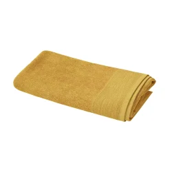 Serviette de bain jaune miel Koros 140 x 70 cm GoodHome
