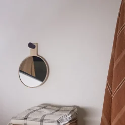 Serviette de bain Kyoto marron en coton organique H100x67cm