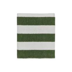 Serviette de bain vert en coton organique H100x50cm