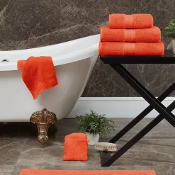 Serviette de toilette 550 g/m² Corail 50x100 cm LUXURY