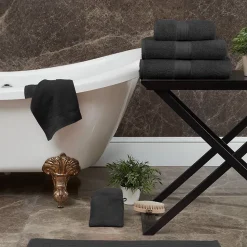 Serviette de toilette 550 g/m² Anthracite 50x100 cm LUXURY