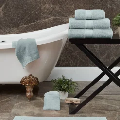 Serviette de toilette 550 g/m² Bleu Arctic 50x100 cm LUXURY