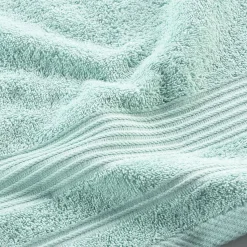 Serviette de toilette 50 x 90 cm eponge unie tendresse Celadon
