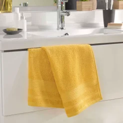 Serviette de toilette 50 x 90 cm Tendresse jaune