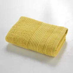 Serviette de toilette 50 x 90 cm eponge unie tendresse Mimosa