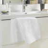 Serviette de toilette 50 x 90 cm eponge unie tendresse Blanc