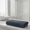 Serviette de toilette bleu nuit 100 x 50 cm, GoodHome Koros