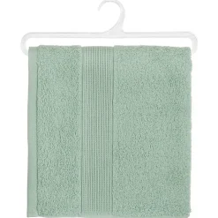 Serviette de toilette Essentiel - coton 450 gr/m² - vert céladon 50x90 cm - Atmosphera
