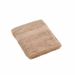 Serviette de toilette invite 30 x 50 cm Elegante noisette