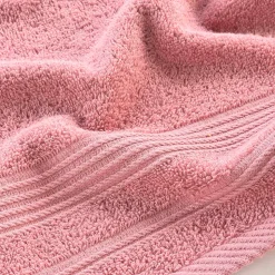 Serviette de toilette invite 30 x 50 cm Tendresse rose