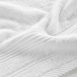 Serviette de toilette invite 30 x 50 cm Tendresse blanc