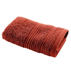 Serviette de toilette invite 30 x 50 cm Tendresse marsala