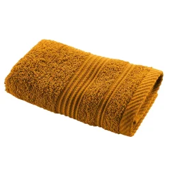Serviette de toilette invite 30 x 50 cm Tendresse curry