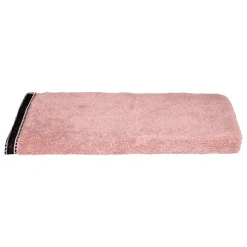 Serviette de toilette Joia - coton 550 gr/m² - rose 50x90 cm - Atmosphera