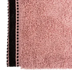 Serviette de toilette Joia - coton 550 gr/m² - rose 50x90 cm - Atmosphera